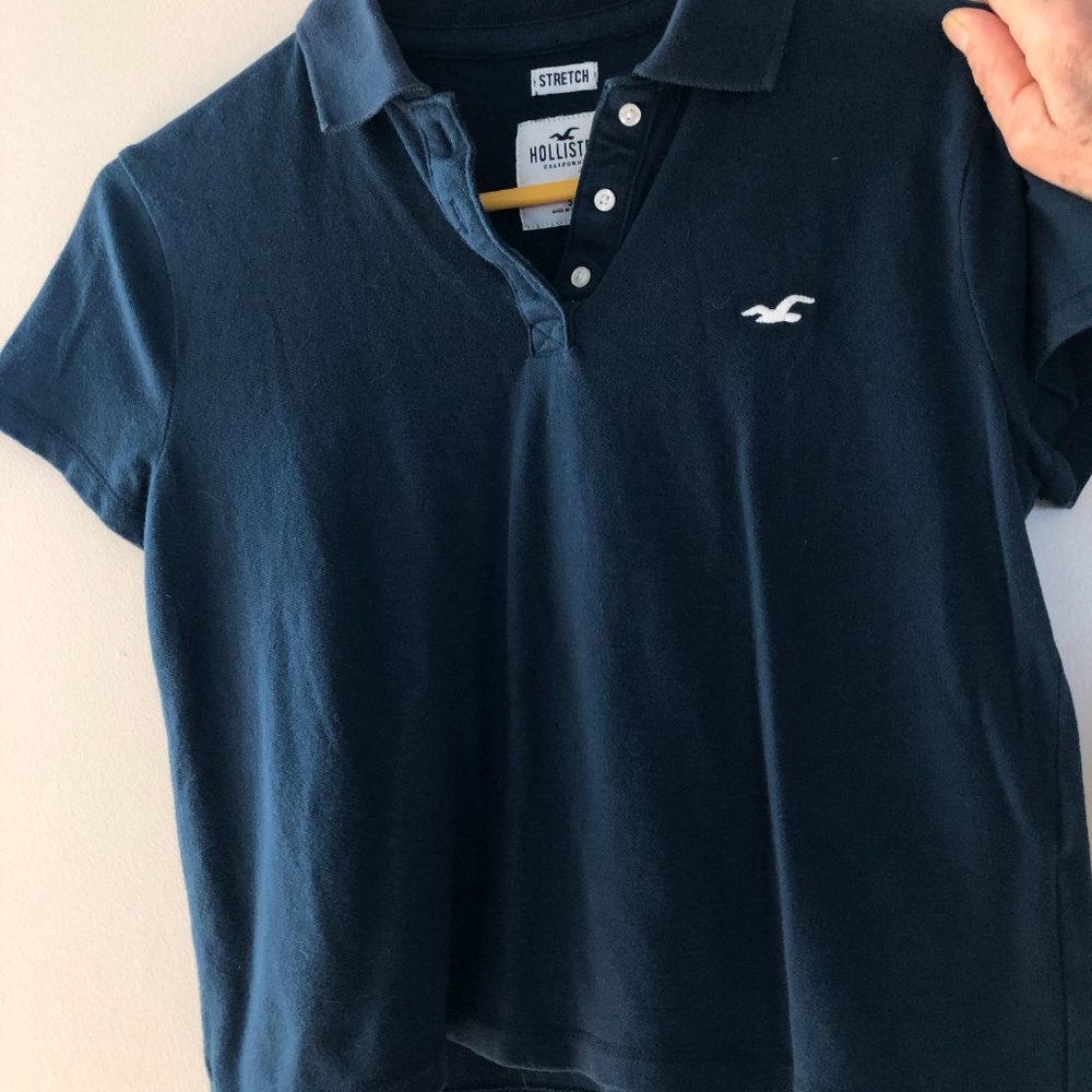 Hollister Crop Polo Shirt